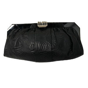 Marni - Black Embossed Leather Clutch